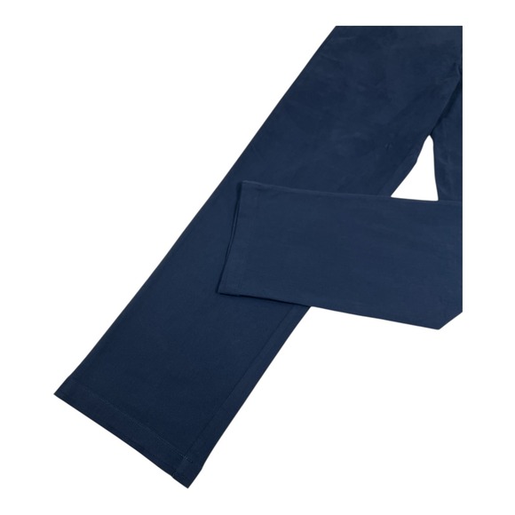 Haggar Men's 34x32 Premium Soft Chino Pants Blue Straight Fit‎ Flex Waist NWT - Picture 2 of 6